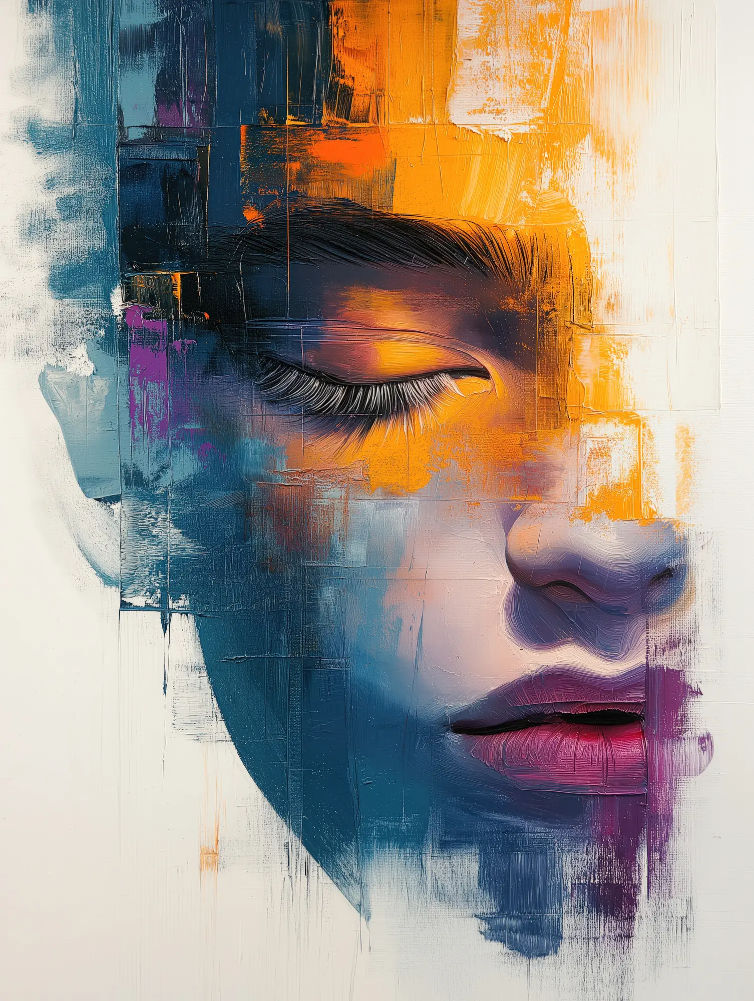 פנים וחלל צבעוני