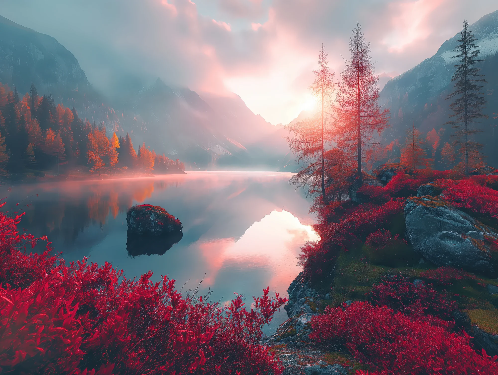 נוף מלא צבעים