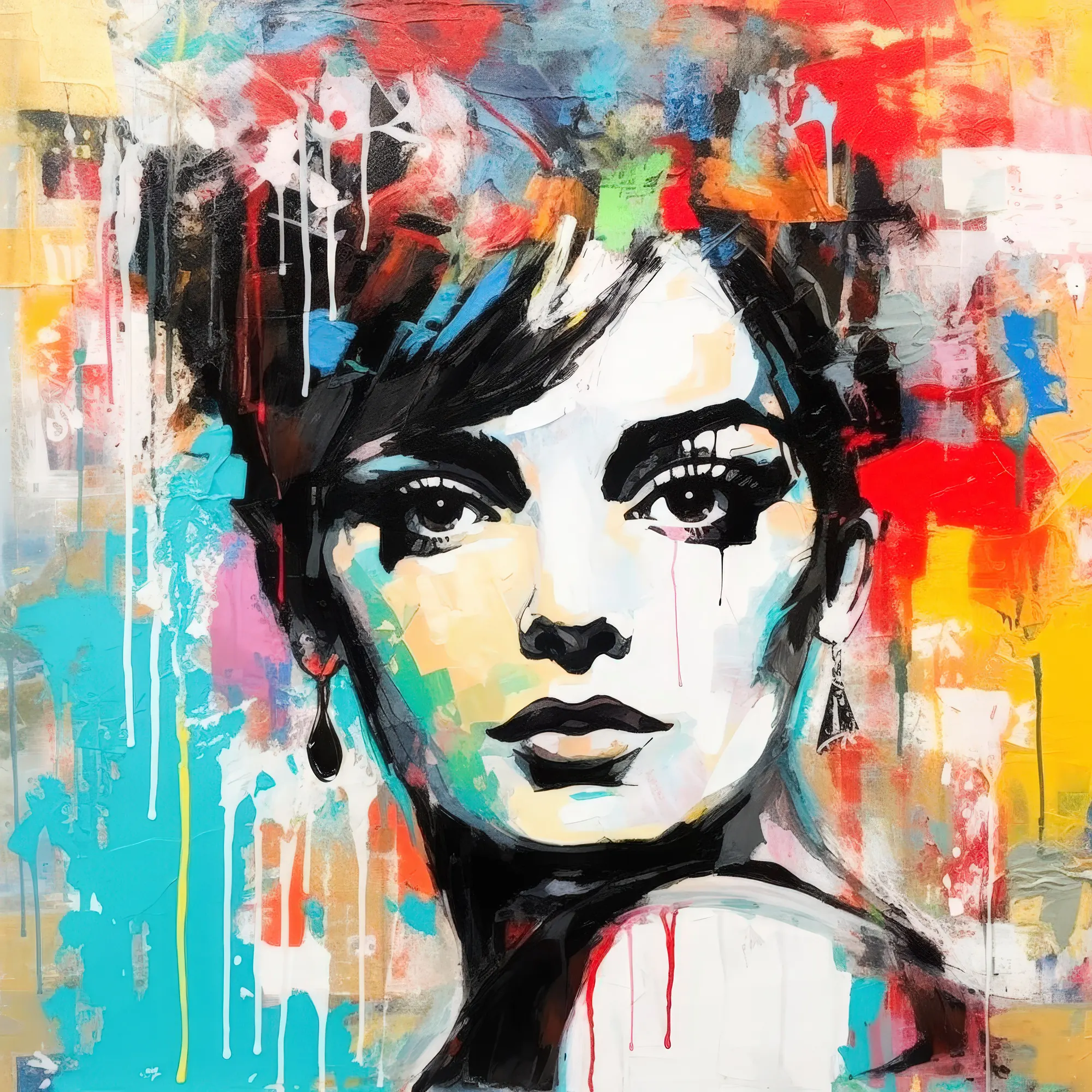 פנים מלאות צבע