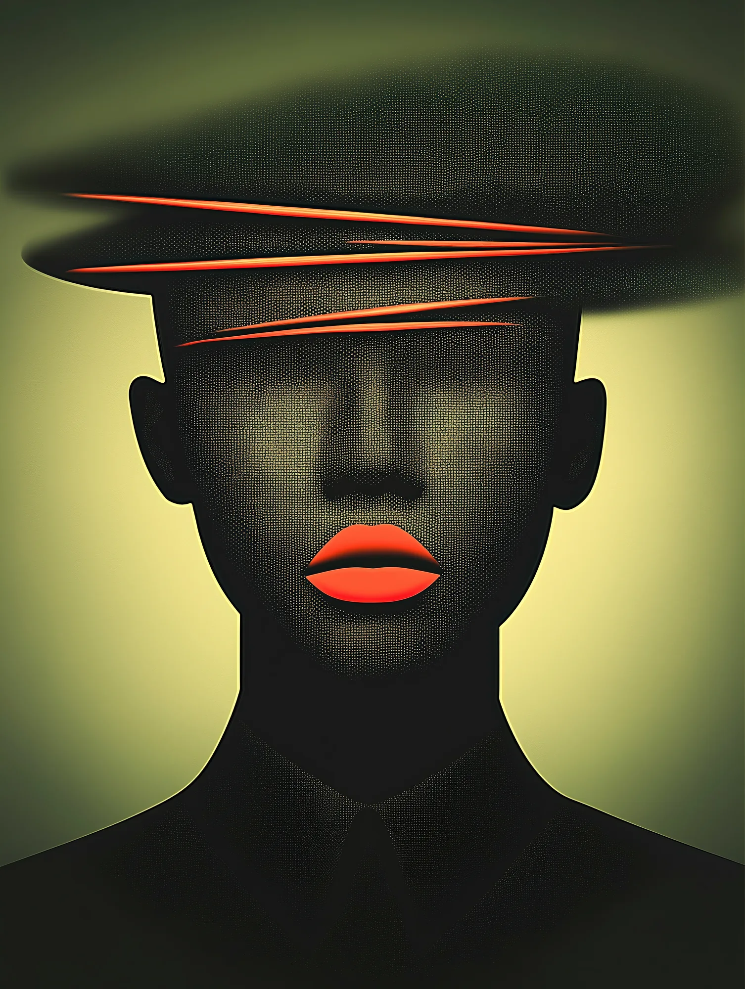 דמות עם כובע