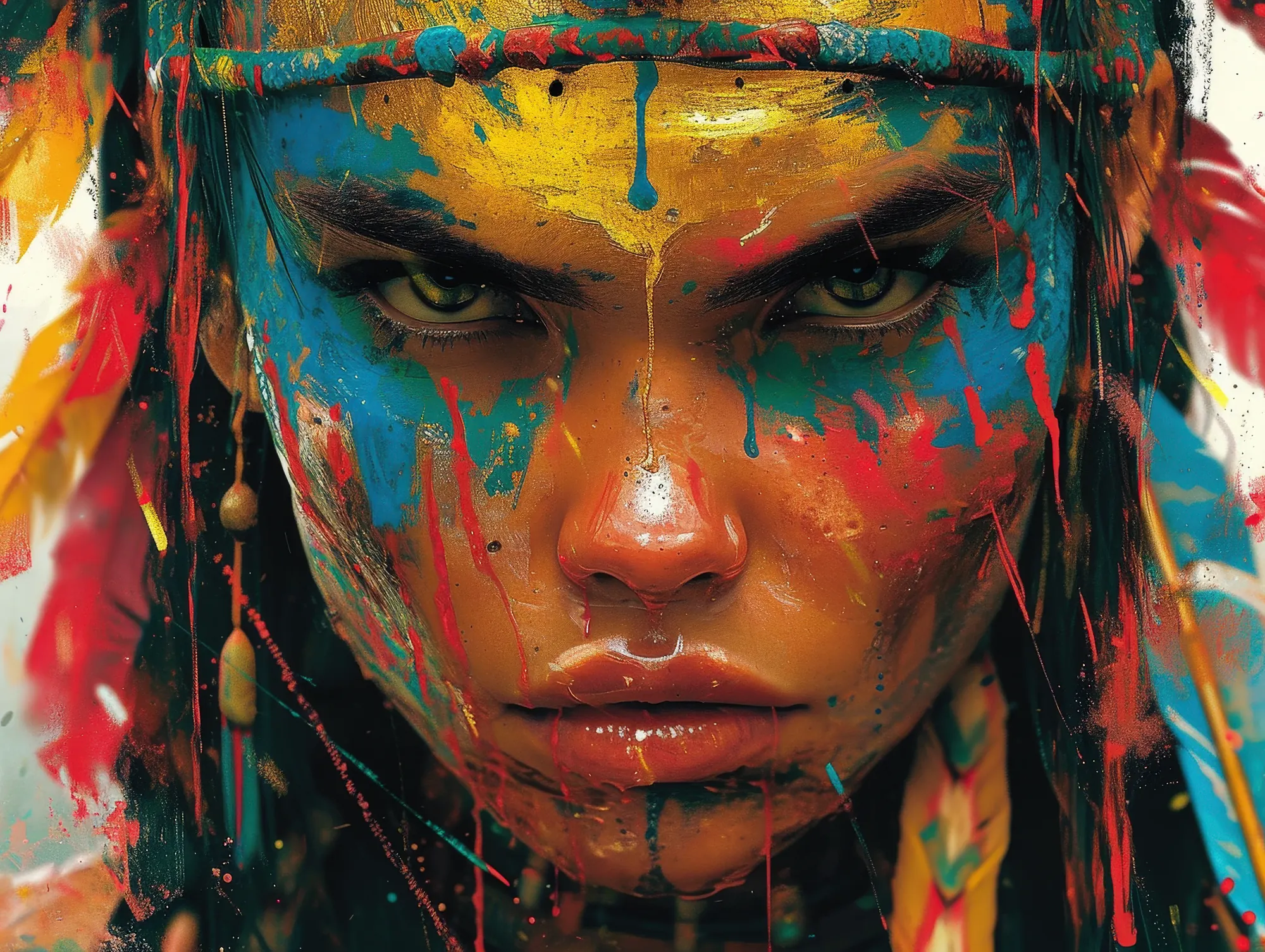 פנים צבעוניות