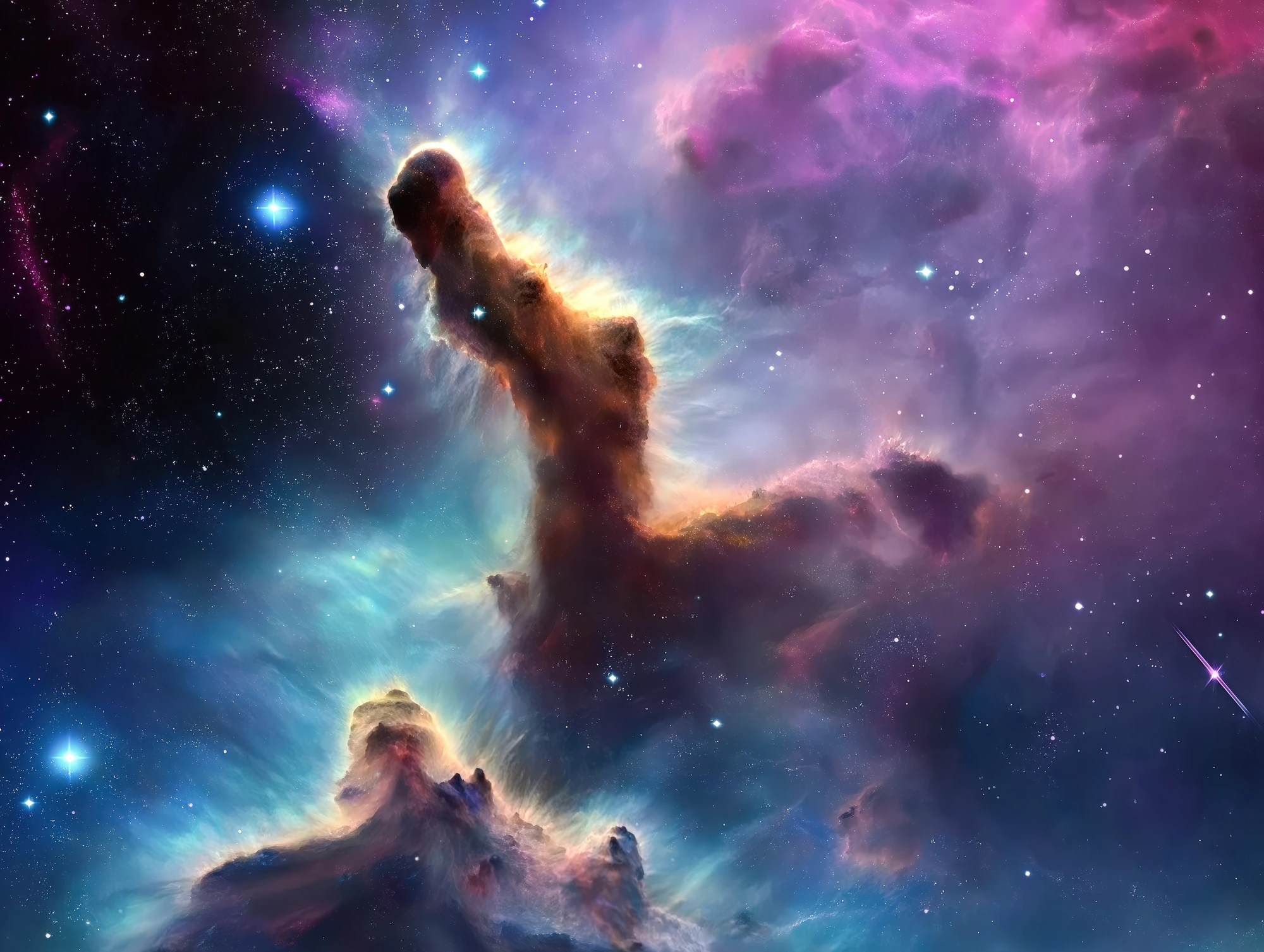 חלל צבעוני ורחב