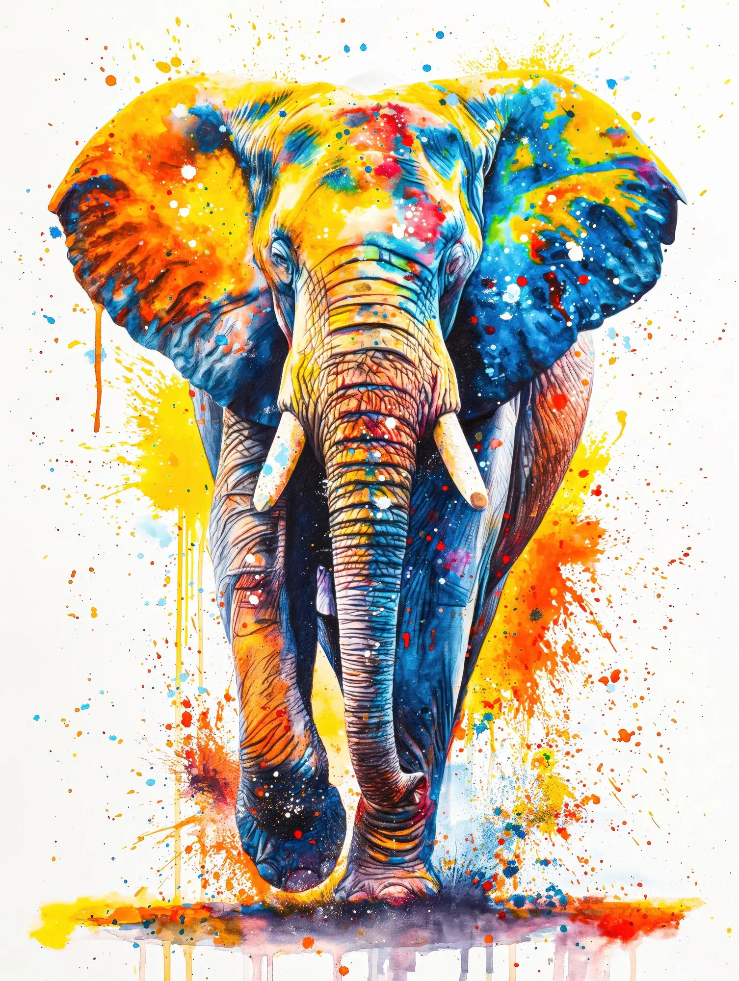 הפיל הצבעוני