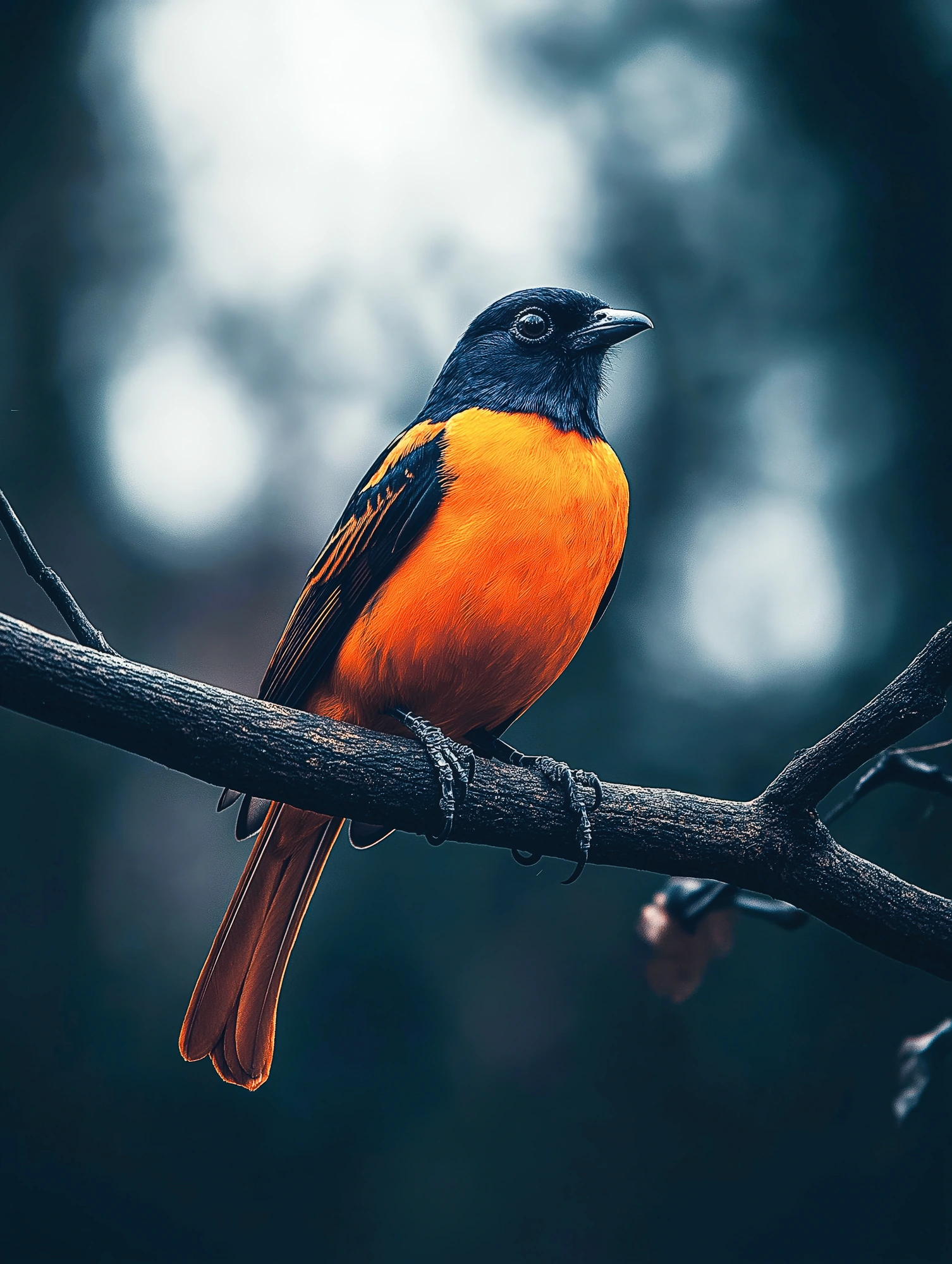 ציפור בחורף